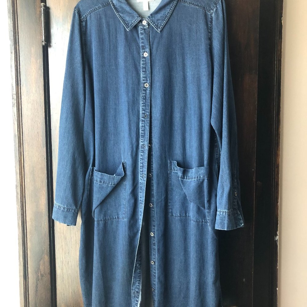 Eileen Fisher Denim Duster